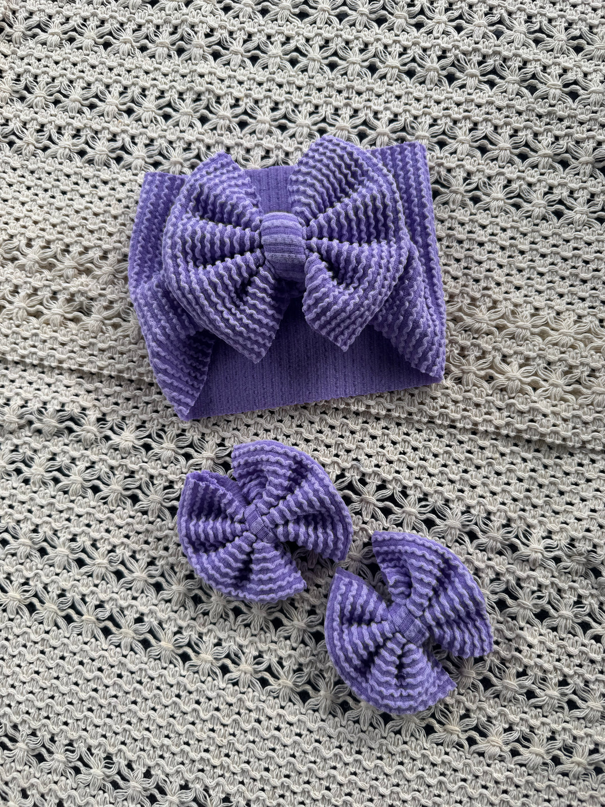 Purple Ribbed