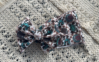 Cowhide & Turquoise