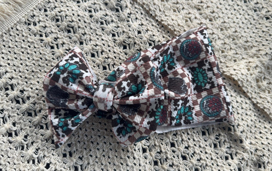 Cowhide & Turquoise